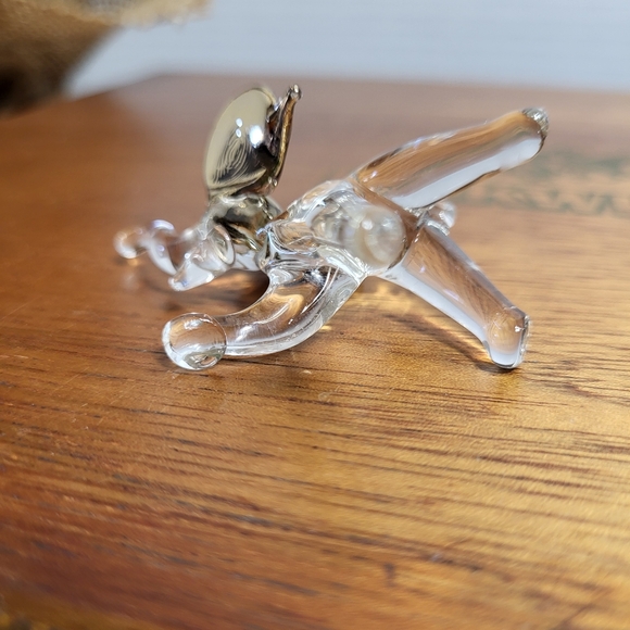 Vintage Miniature Art Glass Trunk Up Elephant Figurine - Picture 9 of 14